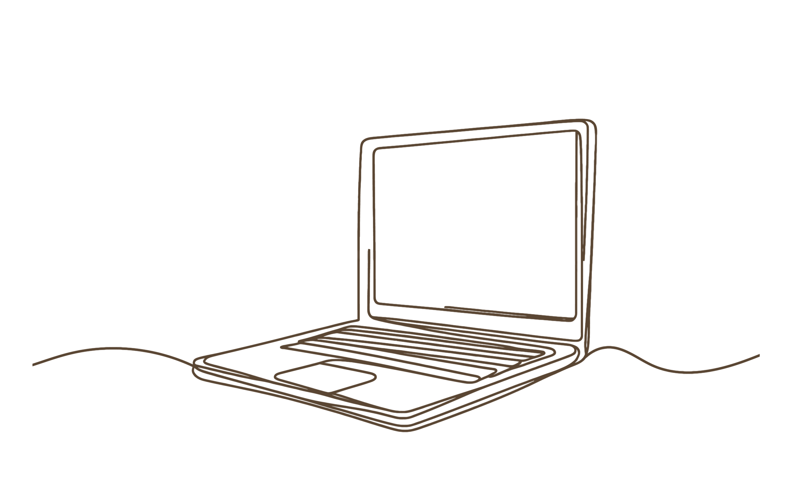 線画　パソコン